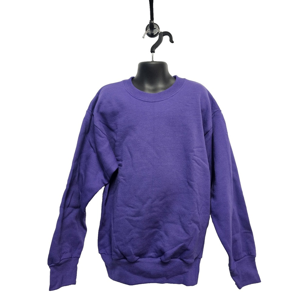 New Hanes kids purple crewneck sweatshirt size‎ 8-10